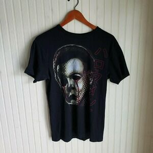 Rock Rebel Shirt Mens Medium Black Halloween II Michael Myers Horror Graphic Tee